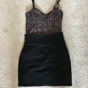 Talula Black Bandage Skirt from Aritzia